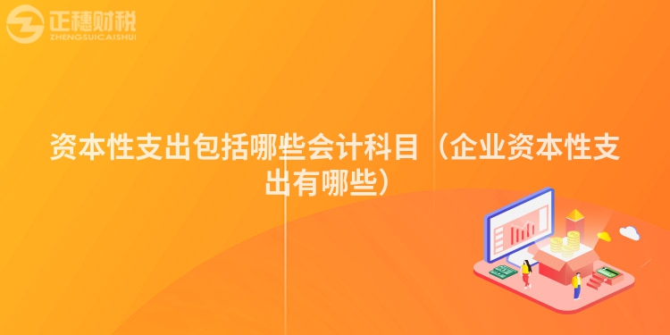 资本性支出包括哪些会计科目（企业资本性支出有哪些）