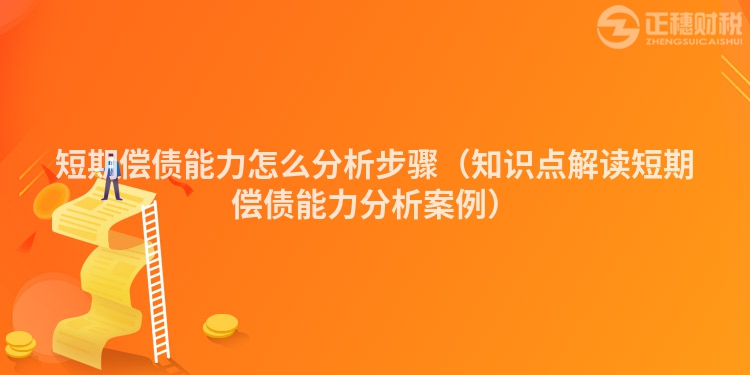 短期偿债能力怎么分析步骤（知识点解读短期偿债能力分析案例）