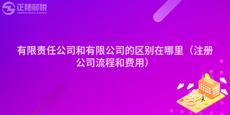 有限责任公司和有限公司的区别在哪里（注册公司流程和费用）