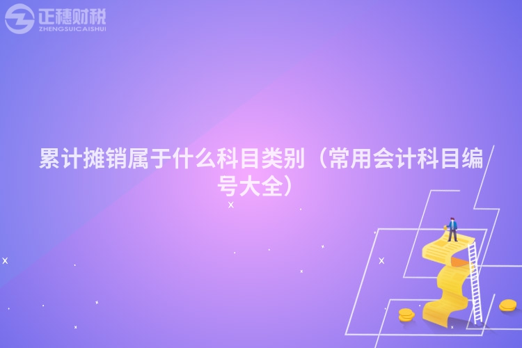 累计摊销属于什么科目类别（常用会计科目编号大全）