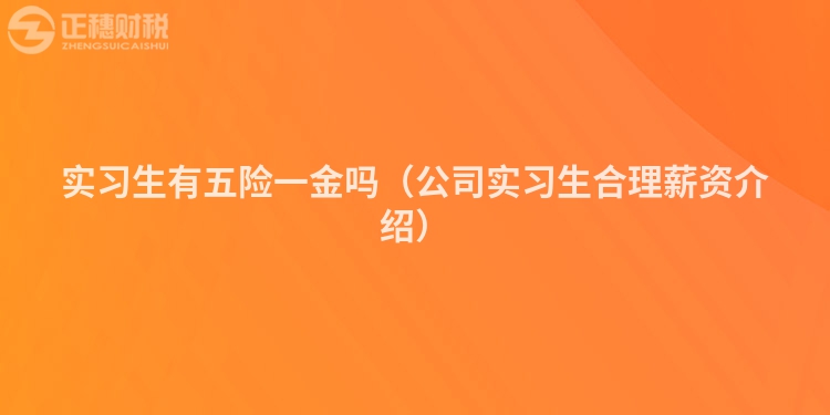 实习生有五险一金吗（公司实习生合理薪资介绍）