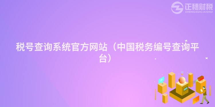 税号查询系统官方网站（中国税务编号查询平台）