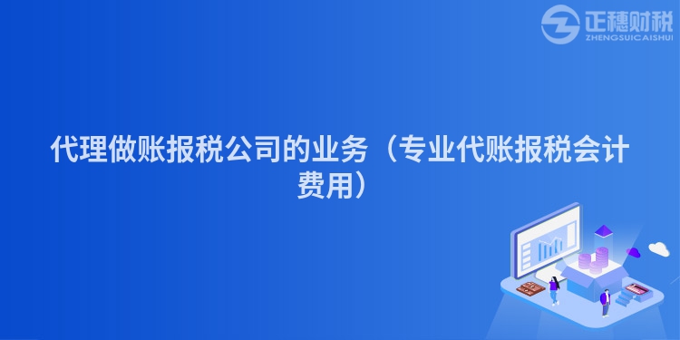 代理做账报税公司的业务（专业代账报税会计费用）